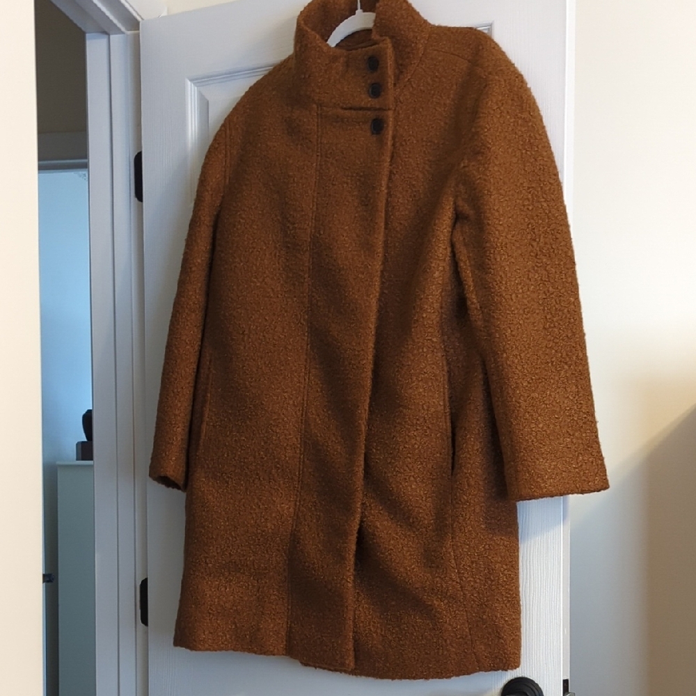 LOFT Women's Brown Teddy Jacket